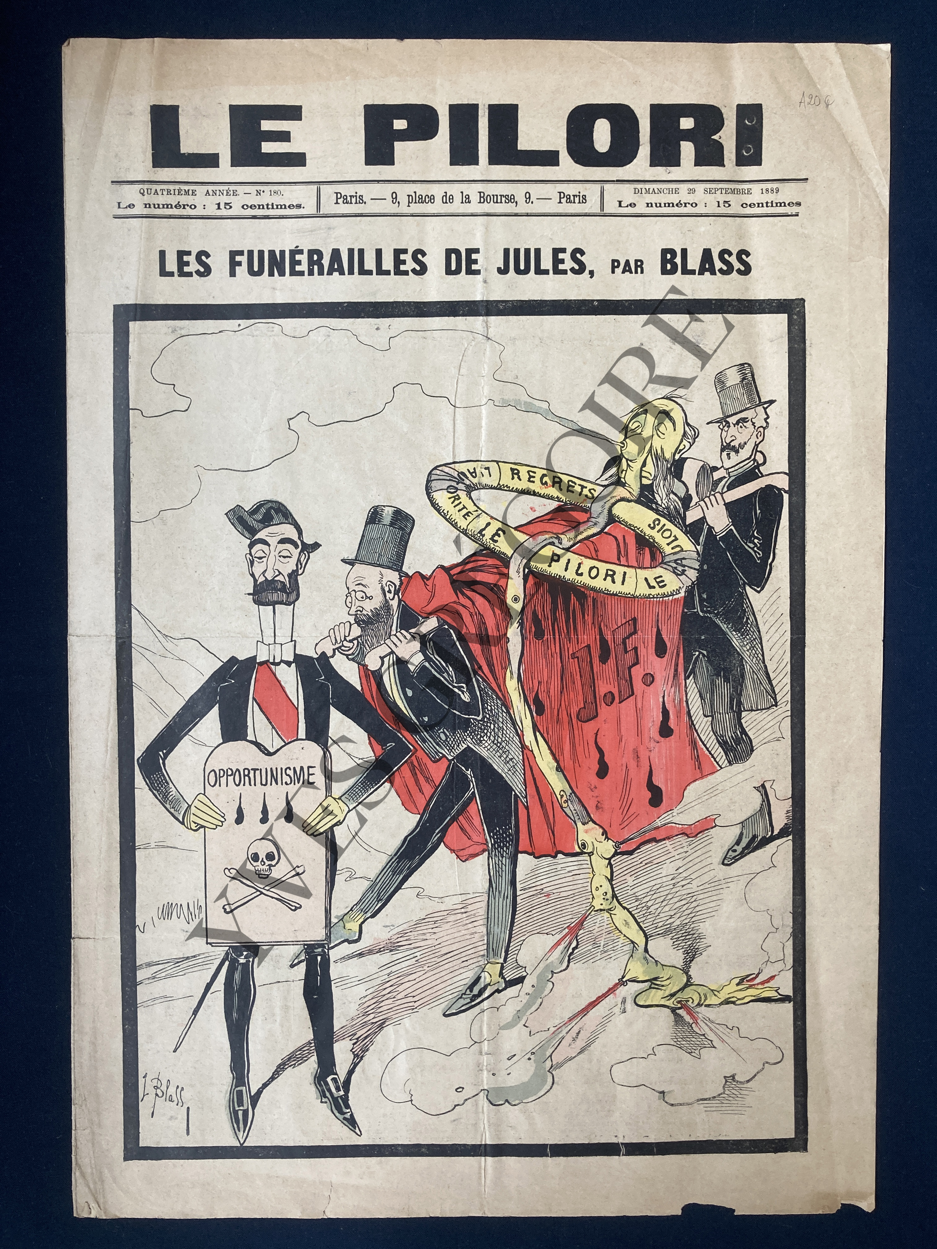 LE PILORI-N°180-DIMANCHE 29 SEPTEMBRE 1889 [Bon] [Couverture souple]