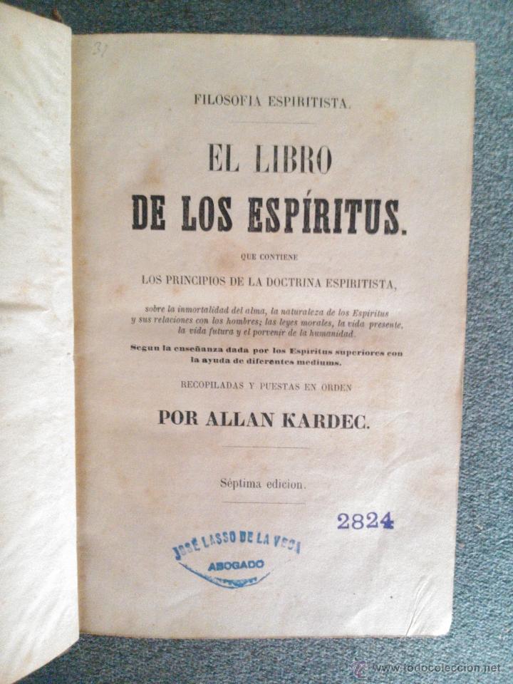 EL LIBRO DE LOS ESPIRITUS