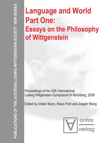 Essays on the philosophy of Wittgenstein - Volker Munz