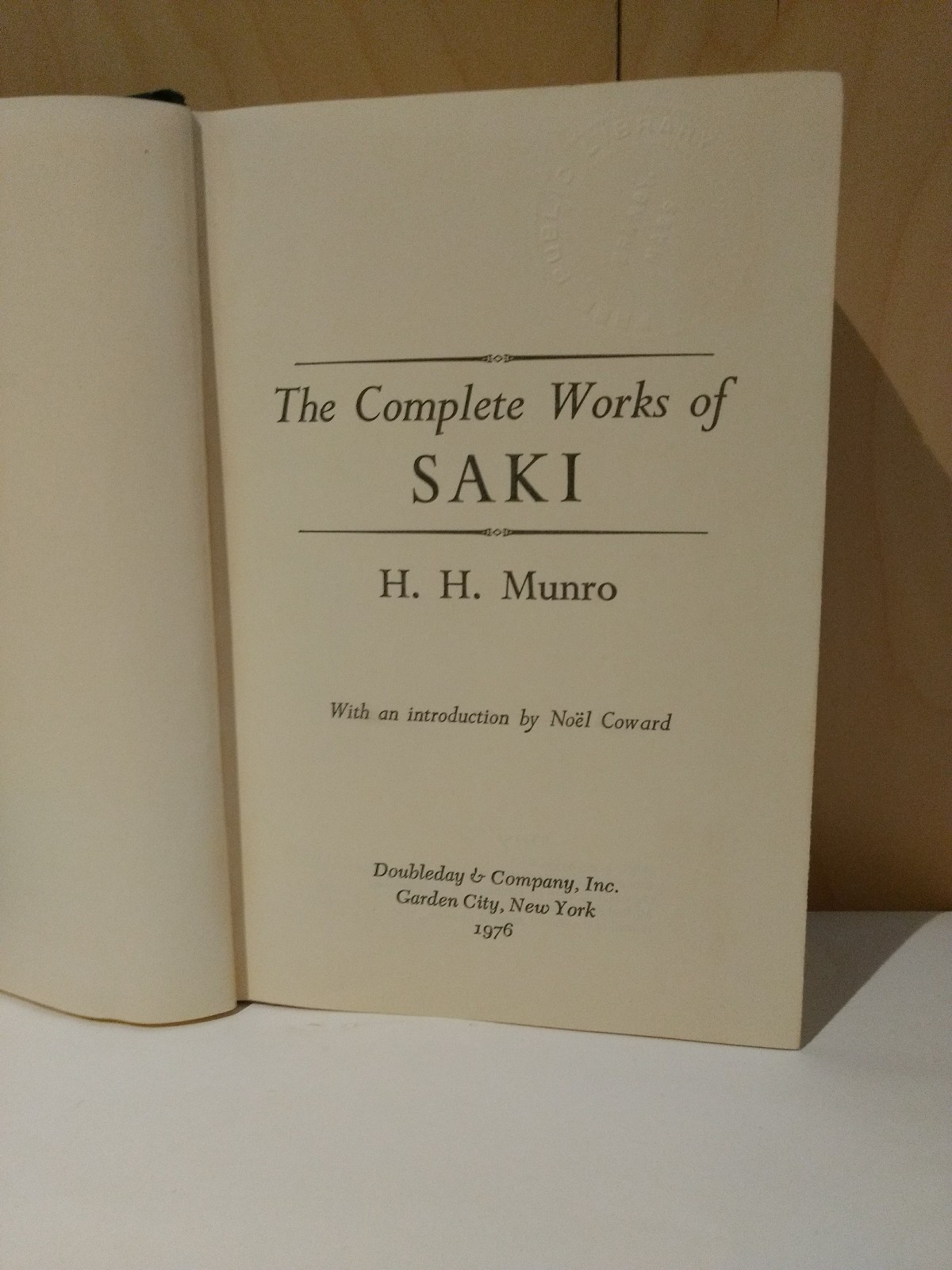 Complete Works of Saki - Munro, H. H.