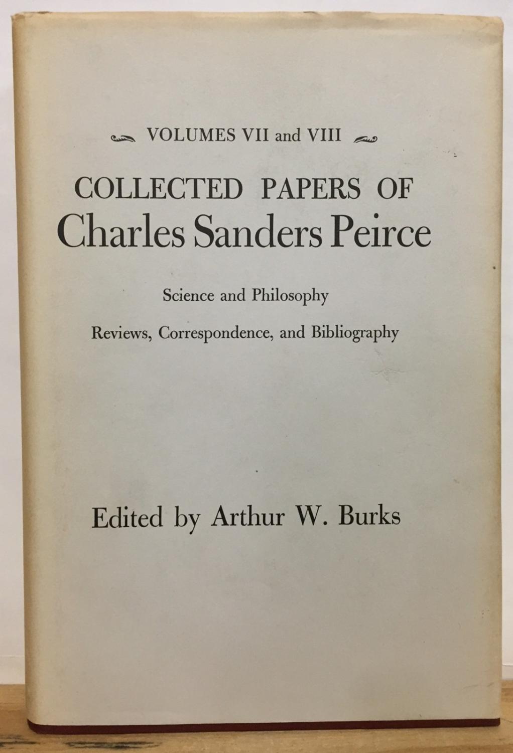 Collected Papers Charles Sanders Peirce