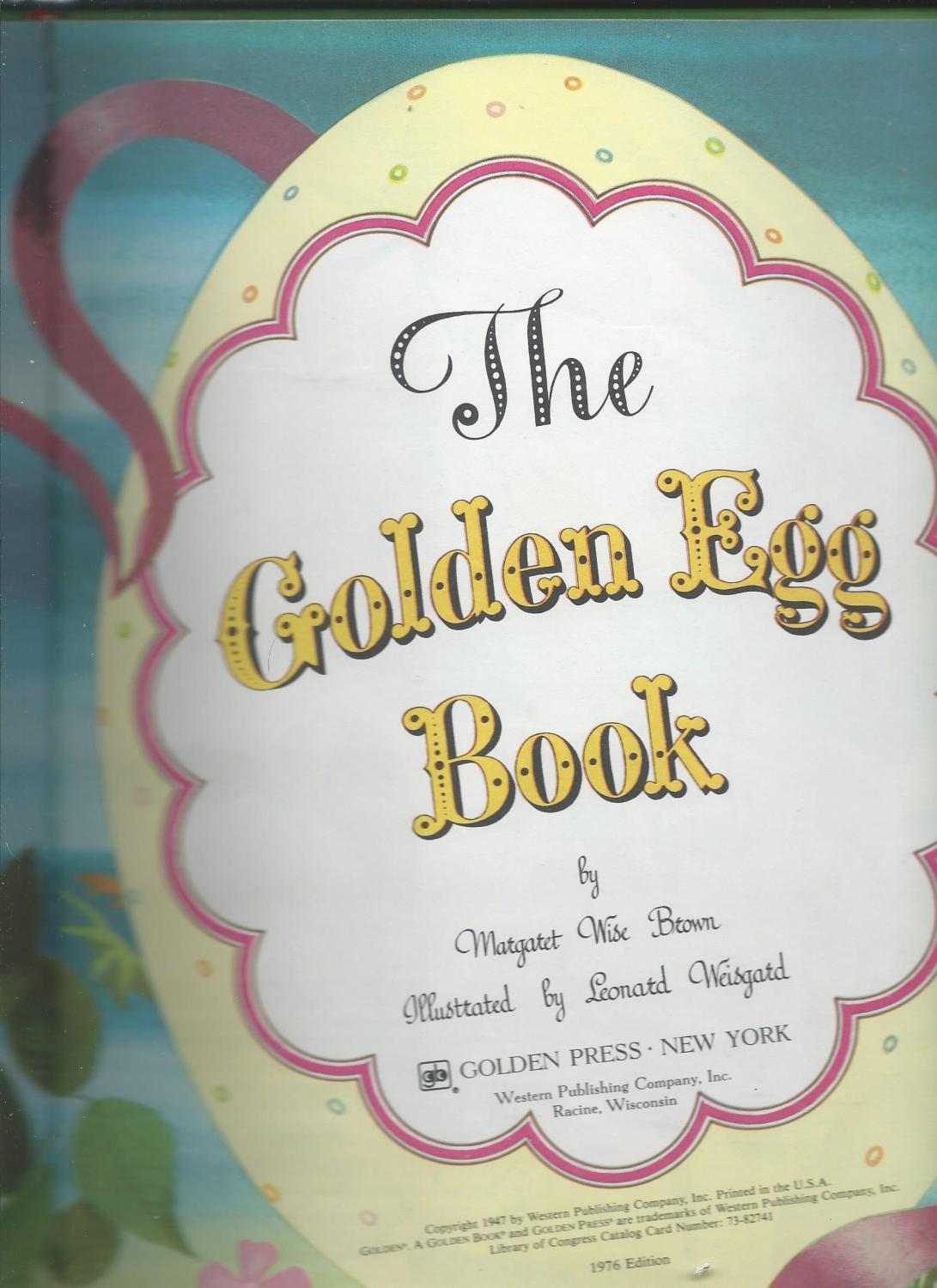 the golden egg by margaret wise brown the golden egg by margaret wise brown