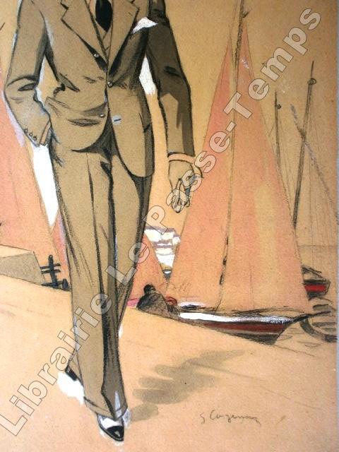 DESSIN de mode (?). Dessin / CAZENOVE (Gaston). [ ]