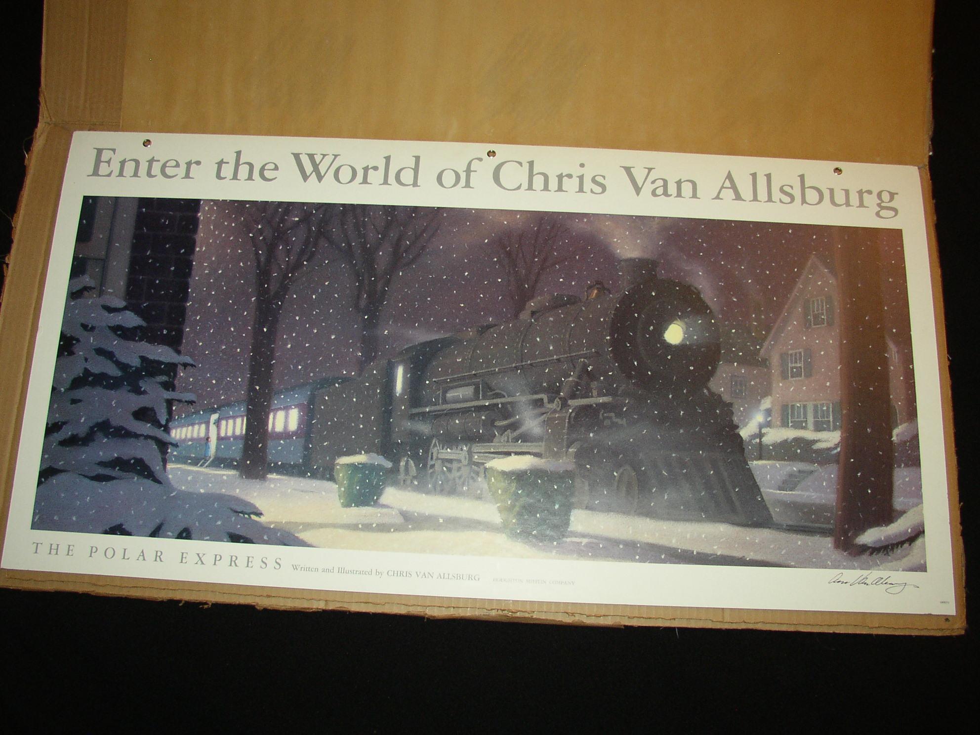 chris van allsburg polar express illustrations