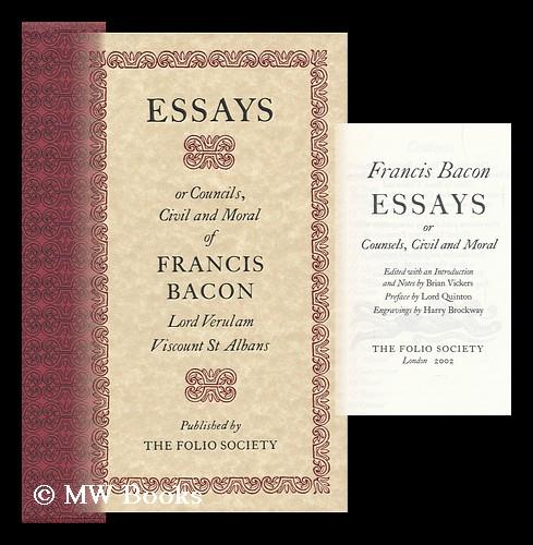 francis bacon essays civil and moral