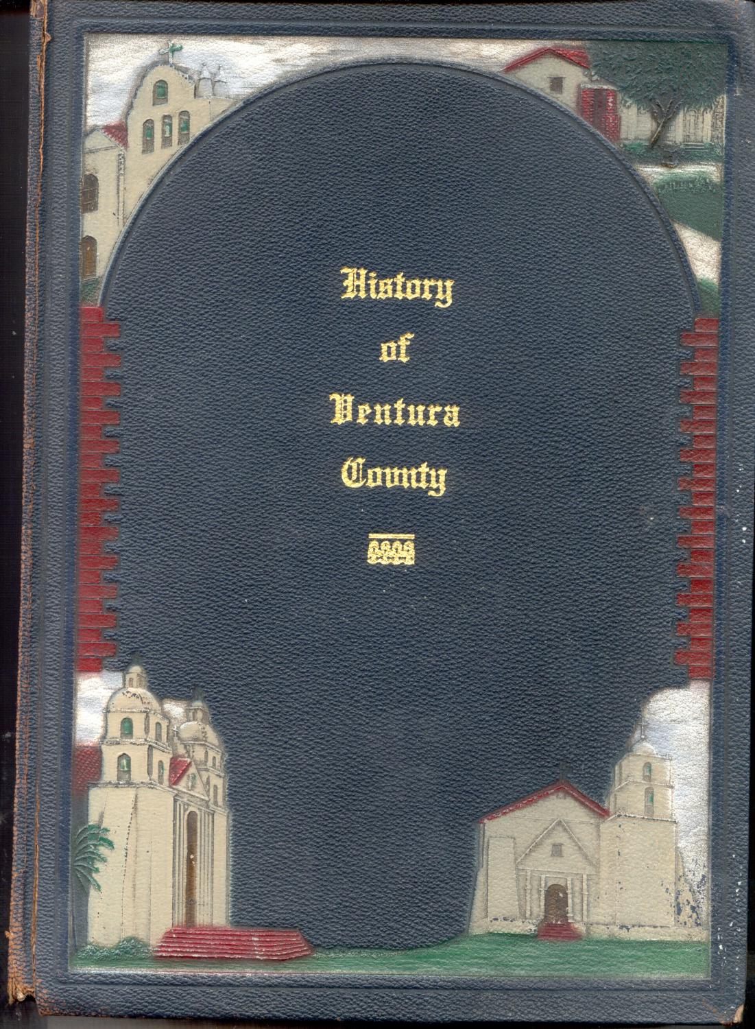 History of Ventura County State of California by Sheridan, Edwin