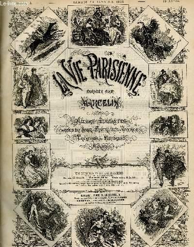 LA VIE PARISIENNE 14e année - N° 5 - LA LEGENDE DE MEISSONIER (1807), Y. - POTINS, JEAN - UNE SOIREE MILITAIRE EN HAUT LIEU - ENCORE UNE MARIEE DE CA