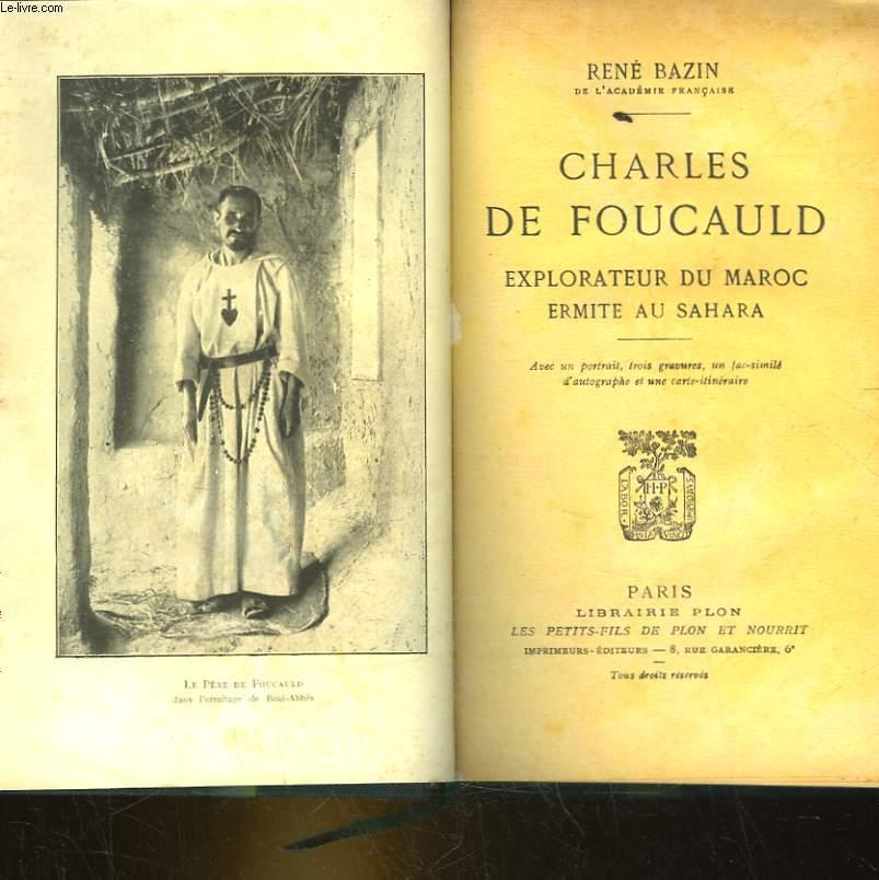 CHARLES DE FOUCAULD - BAZIN RENE