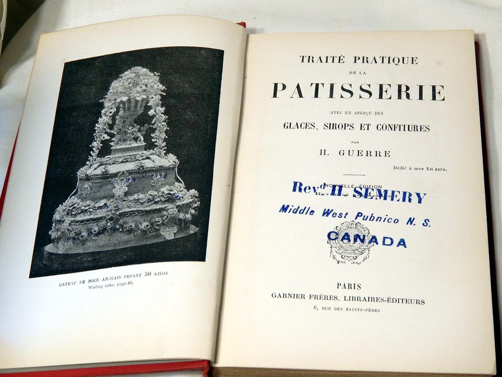 Traite Pratique De La Patisserie Avec Un Apercu Des Glaces Sirops Et Confitures By H Guerre Good Hardcover 15 Lee Madden Book Dealer Traite Pratique De La Patisserie Avec Un Apercu Des Glaces Sirops Et Confitures By H Guerre Good Hardcover 15 Lee Madden Book Dealer
