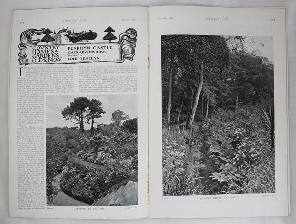 Old issues of Country Life magazine 1897-1940