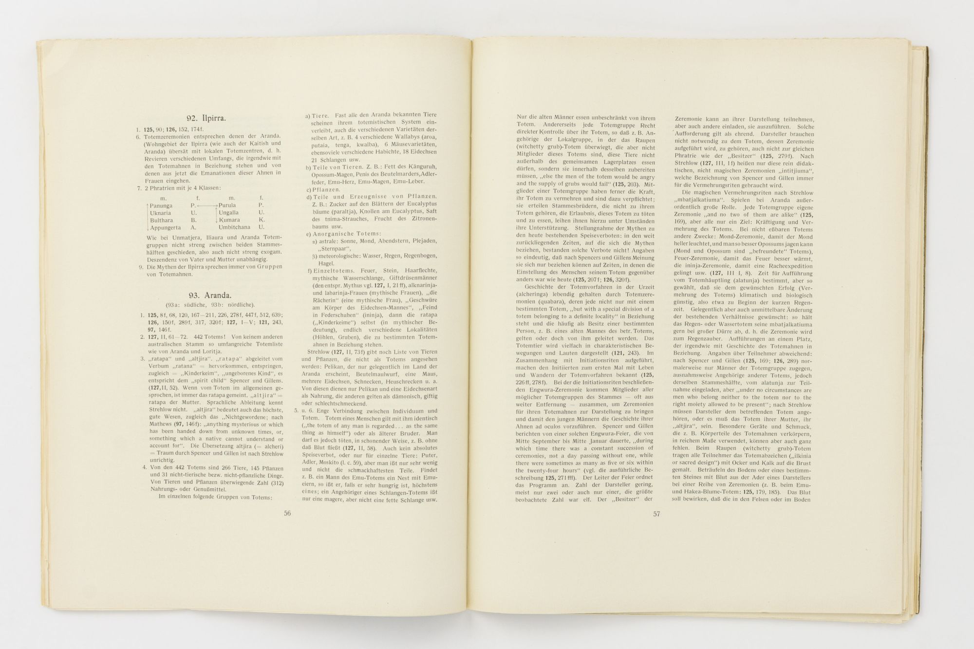 Der australische Totemismus de VATTER, Ernst Fine Paperback (1925