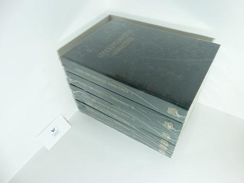 Codex Diplomaticus Anhaltinus. Auf Befehl Seiner Hoheit des Herzogs Leopold Friedrich von Anhalt. 6 Bände. - Heinemann, Otto von