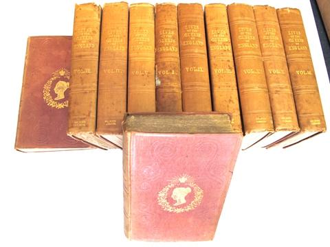 Lives of the Queens of England, from The Norman Conquest; with Anecdotes of Their Courts, Now First Published from Official Records and Other Authentic Documents, Private as Well as Public; 11 Volumes (1 & 3-12). - Strickland, Agnes