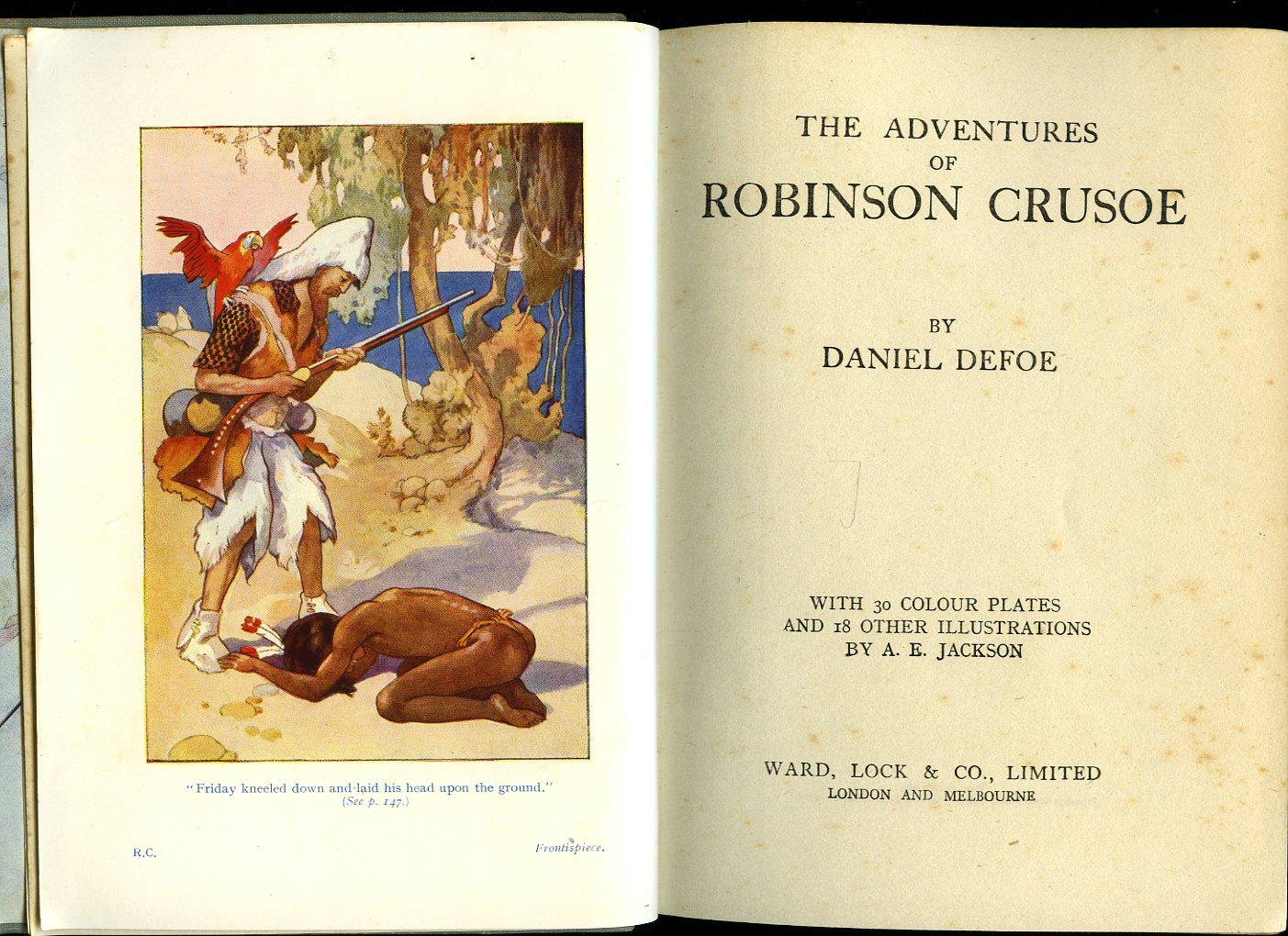 Who wrote robinson crusoe crossword clue