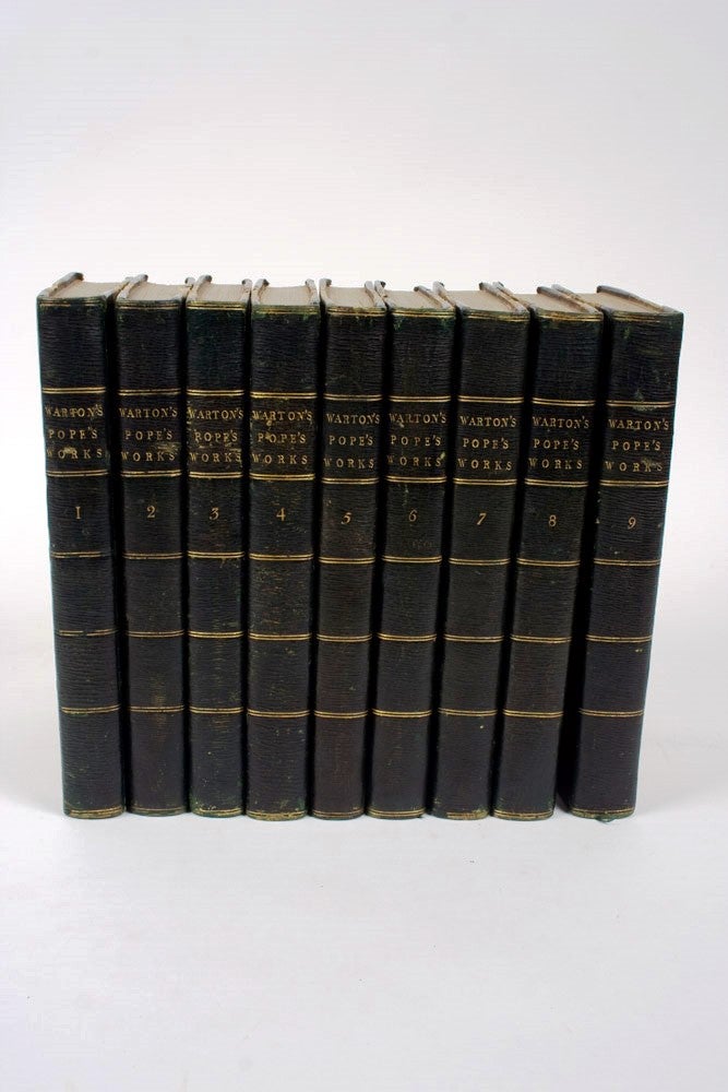 The Works of Alexander Pope Esq. in Nine Volumes, Complete - POPE, Alexander