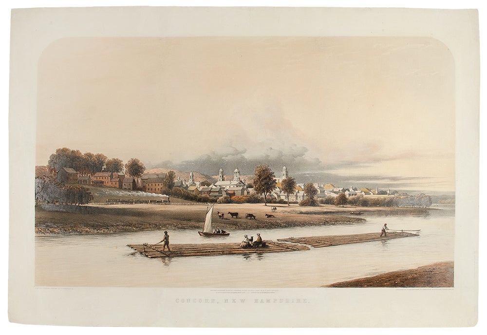 Concord, New Hampshire from an original painting by G. Harvey, A.N.A. HARVEY, George (1801-1878) [ ]