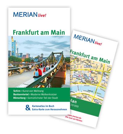 Frankfurt am Main: MERIAN live! - Mit Kartenatlas im Buch und Extra-Karte zum Herausnehmen - Alexander Jürgs