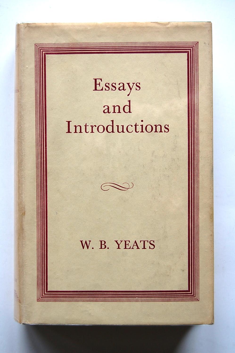 yeats essays and introductions