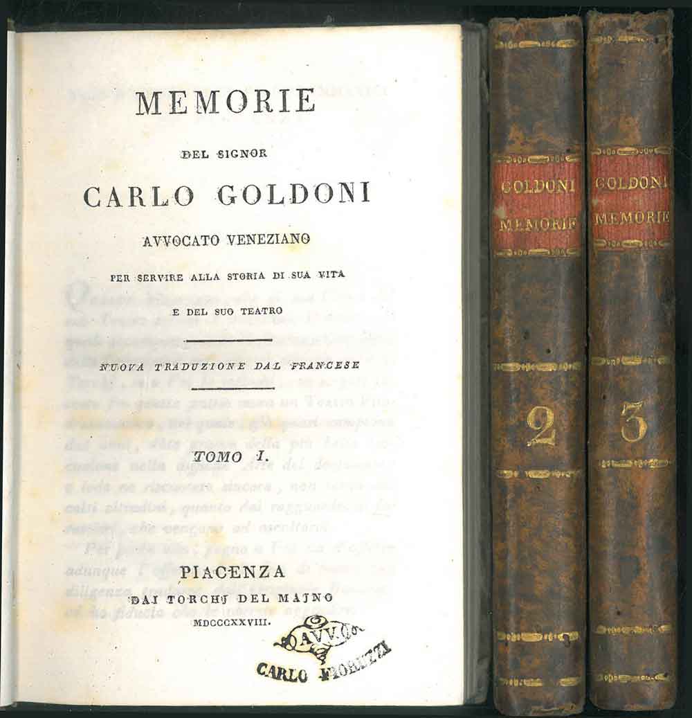 Memorie del signor Carlo Goldoni avvocato veneziano per servire alla