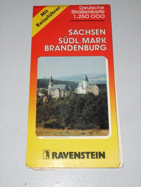 Sachsen, Südl[iche] Mark Brandenburg : Reiseführer 1:250 000 - Ravenstein Verlag