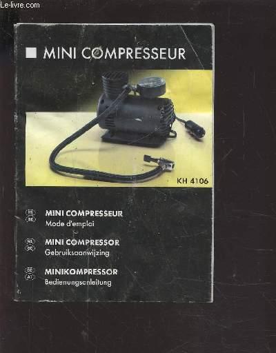 MINI COMPRESSEUR KH 4106 - MODE D'EMPLOI. COLLECTIF [Bon] [Couverture souple]