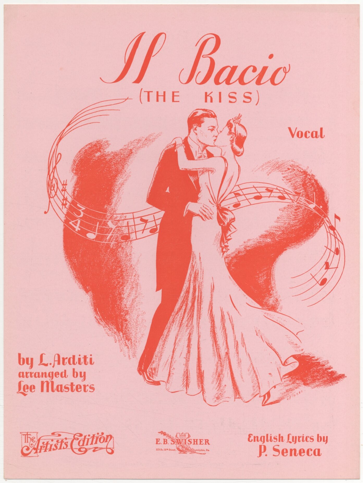 [Sheet music]: Il Bacio (The Kiss) de ARDITI, L. and arranged by Lee ...