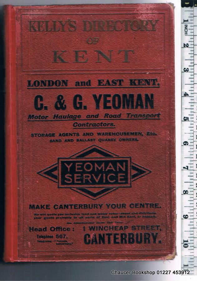 A4 Bexhill 1934 Kelly's Directory
