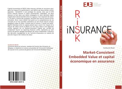 Market-Consistent Embedded Value et capital économique en assurance - Guillaume Brard