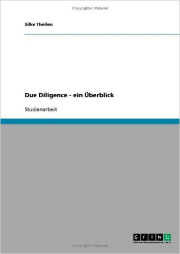 Due Diligence - ein Überblick - Silke Theilen