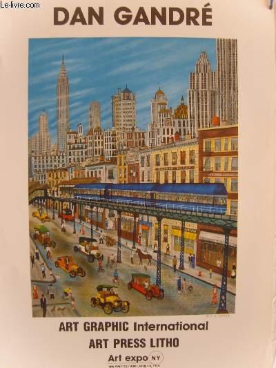 AFFICHE PUBLICITAIRE - ART GRAPHIC INTERNATIONAL PAR DAN GANDRE DAN GANDRE [Bon] [Couverture souple]