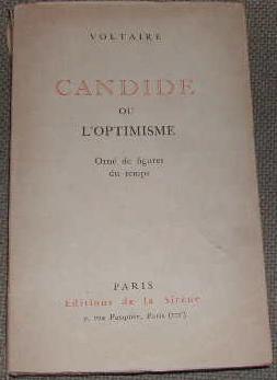 Candide ou l?optimisme. - VOLTAIRE