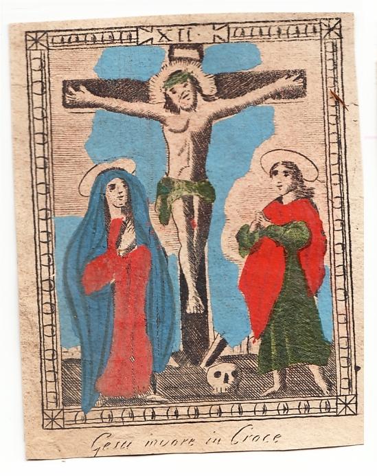 Abebooks Rarissimo percorso della Via Crucis di Epoca SEICENTESCA formato da 14 santini