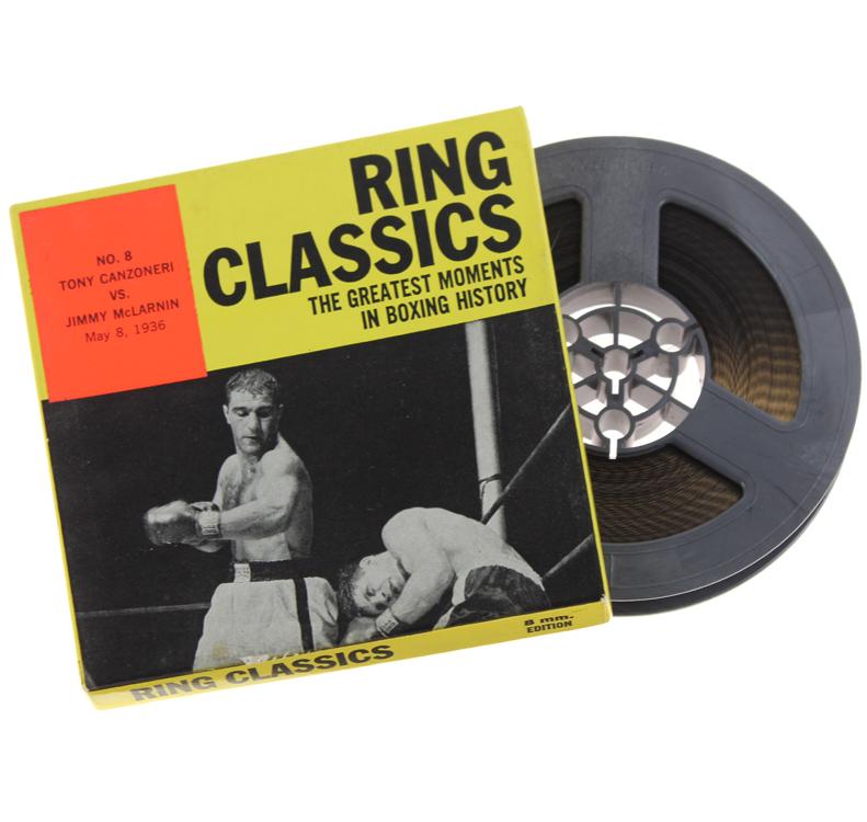 Abebooks RING CLASSICS No.8 (8 mm original film): TONY CANZONIERI vs JIMMY McLARNIN May 8 1936.: