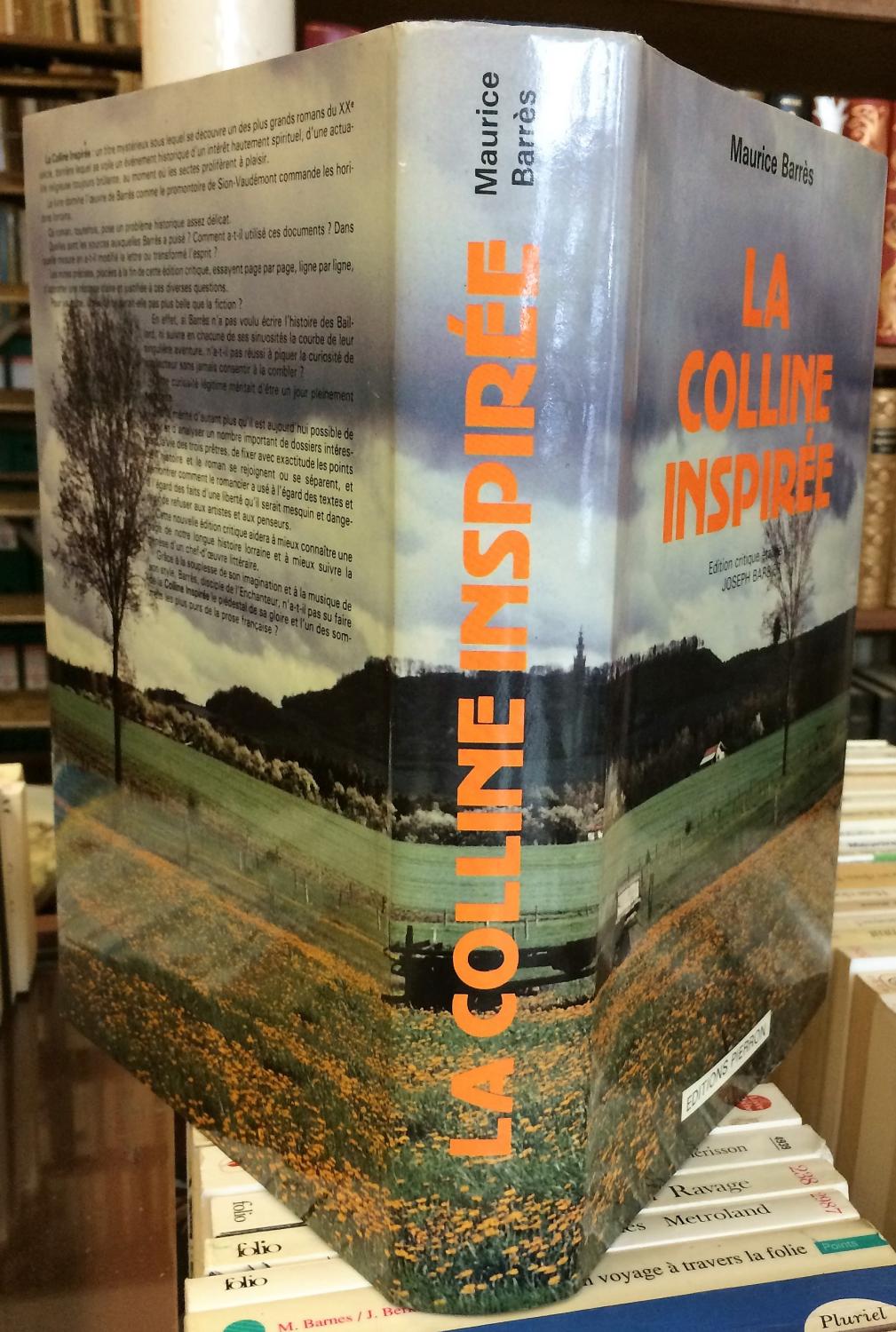 la colline inspiree de barres 4 lettres