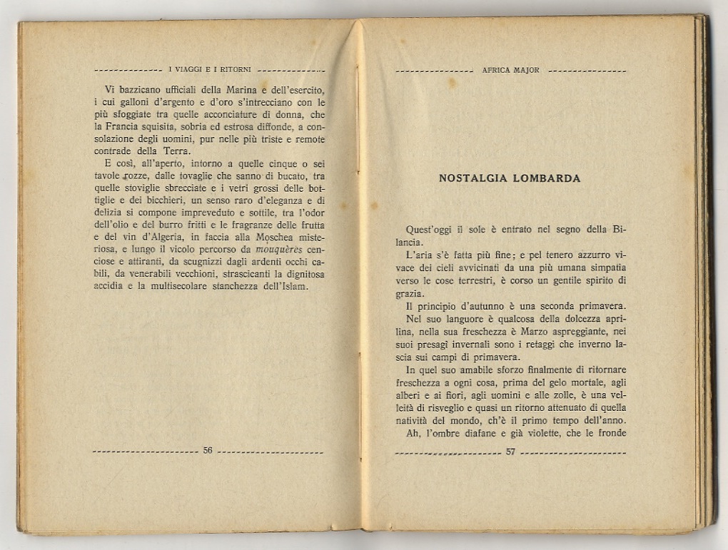I viaggi e i ritorni. by Giusti Paolo Emilio. | Libreria Oreste Gozzini snc