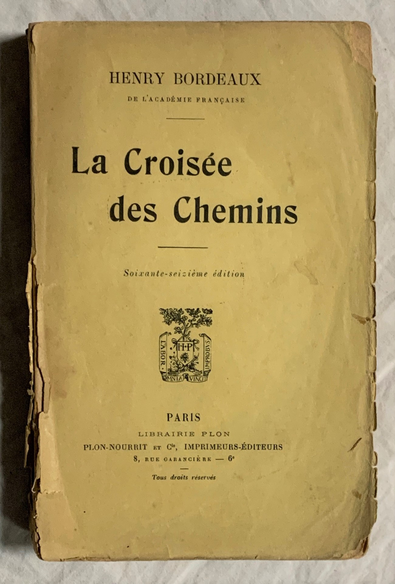 LA CROISÉE DES CHEMINS - BORDEAUX, Henry