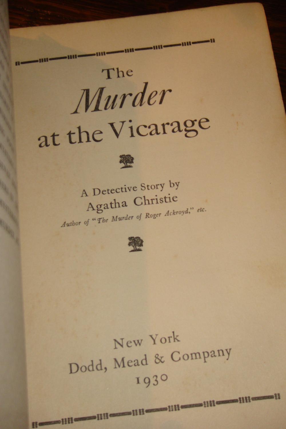murder in vicarage
