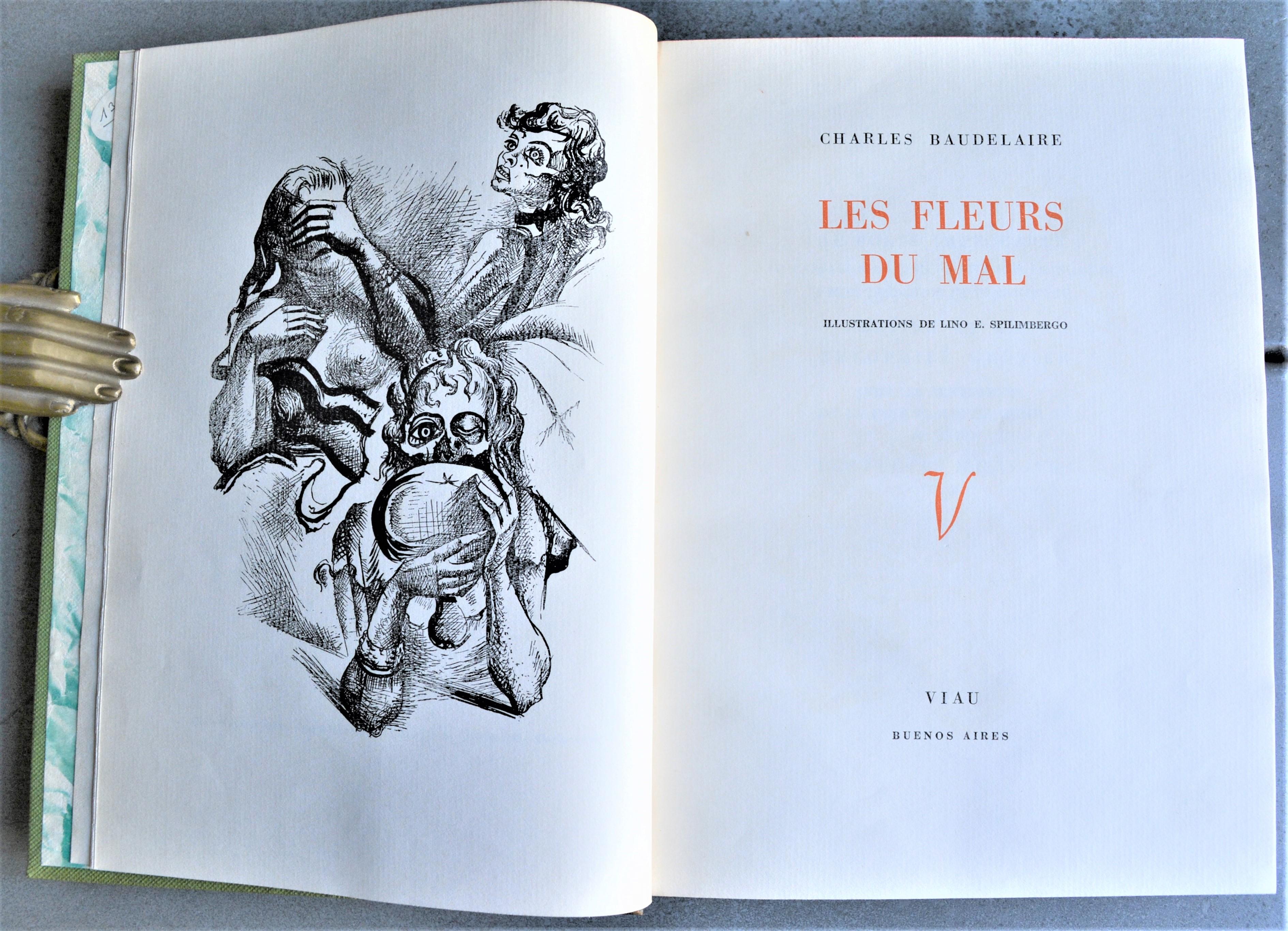 Les Fleurs Du Mal. Illustrations De Lino E. Spilimbergo. by Baudelaire ...