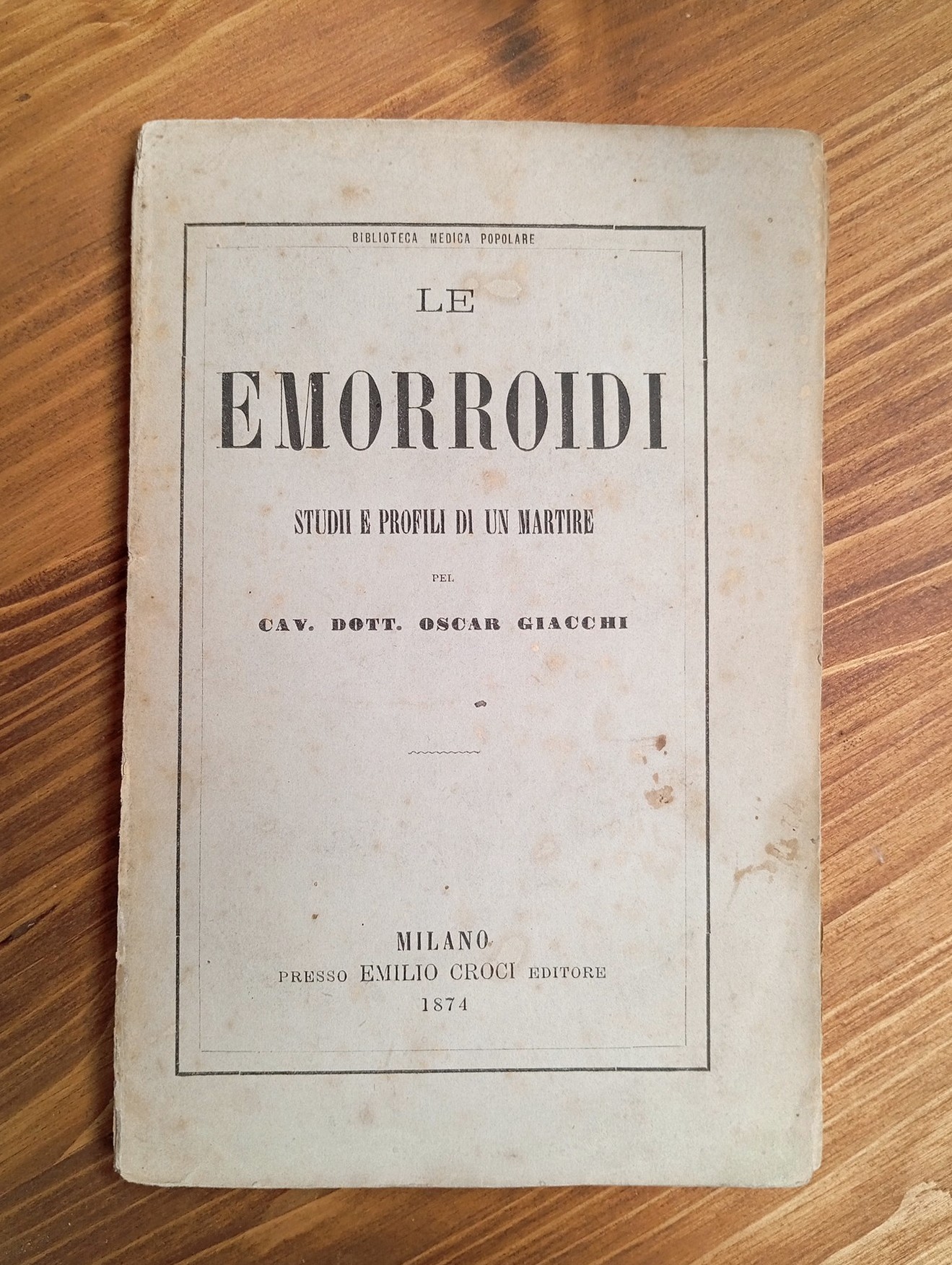 Abebooks Le emorroidi. Studii e profili di un martire