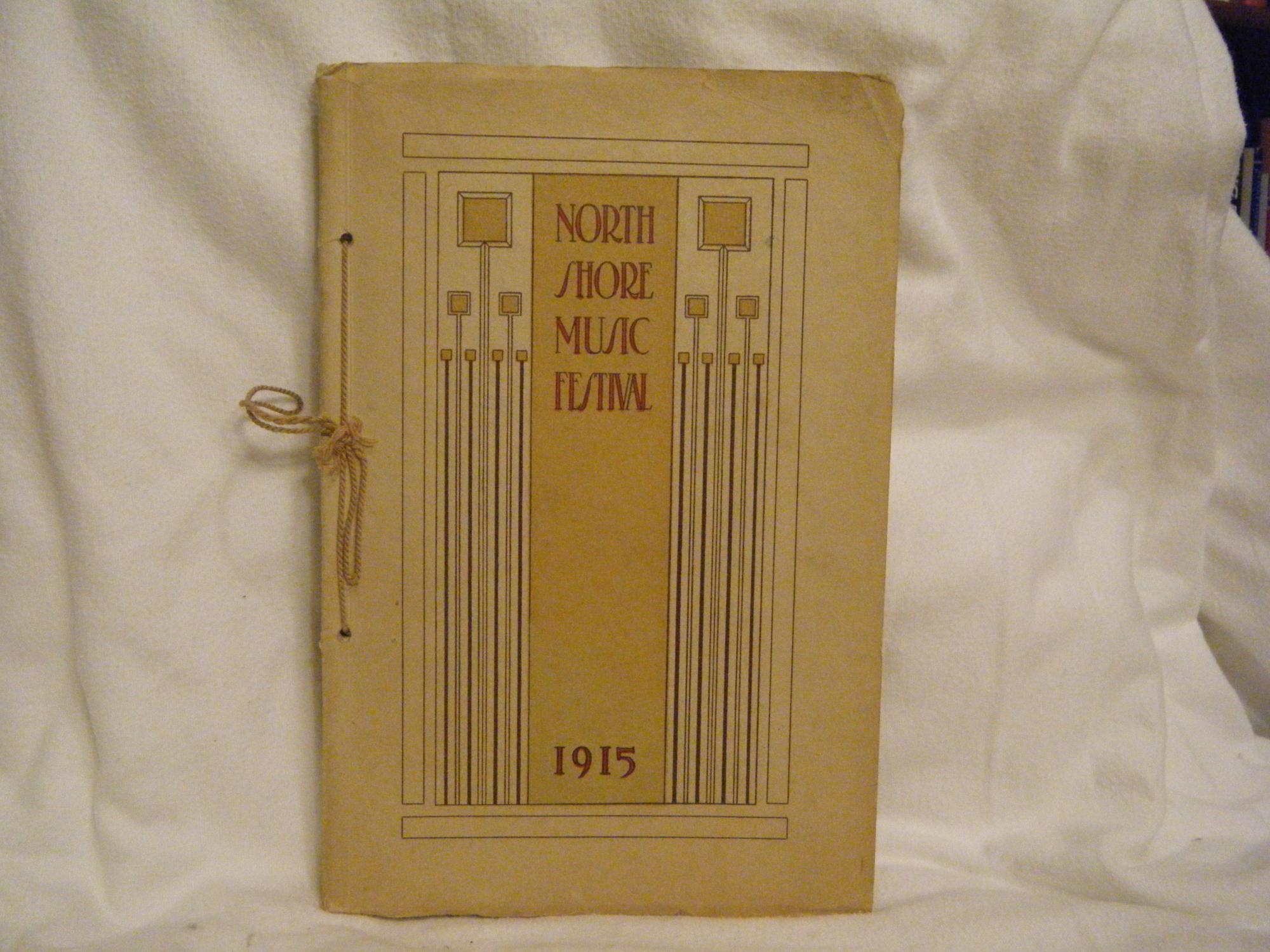 North Shore Music Festival 1915 Official Souvenir Program Seventh