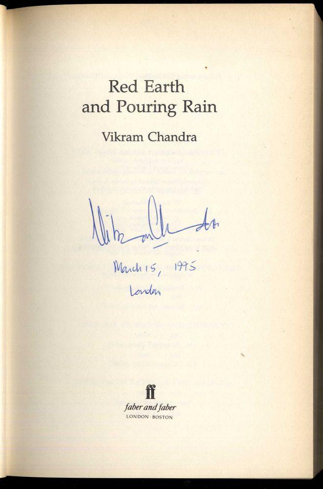 Earth and Pouring by Chandra Vikram: Near Fine Condition Hardcover (1995) First Edition., by Author(s) | Pazzo Books
