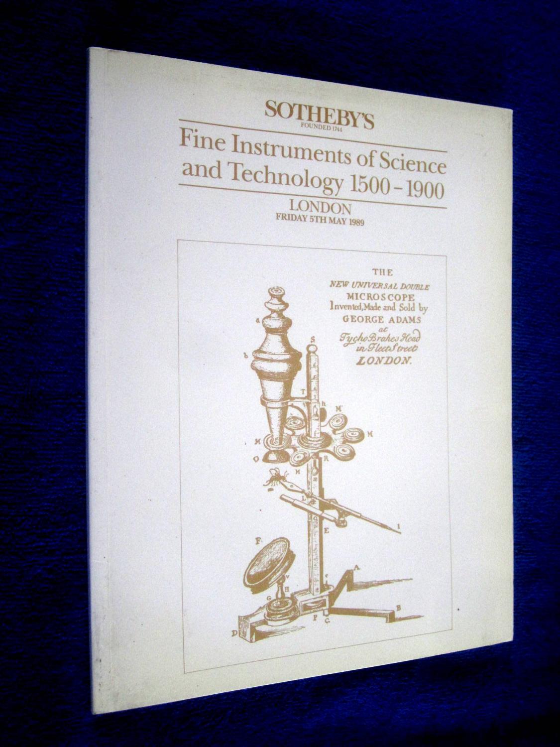 Fine Instruments of Science and Technology 1500 - 1900.including The ...