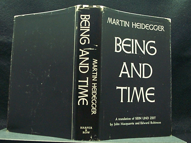 BEING AND TIME (SEIN UND ZEIT) by HEIDEGGER, MARTIN: GOOD+ IN A VERY GOOD D.J. FIRST | JOHN LUTSCHAK BOOKS