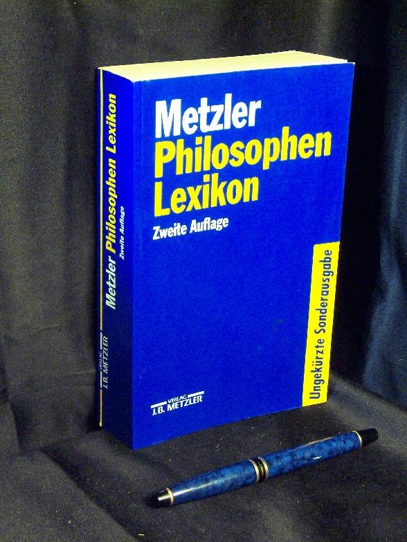 metzler philosophen lexikon - ZVAB
