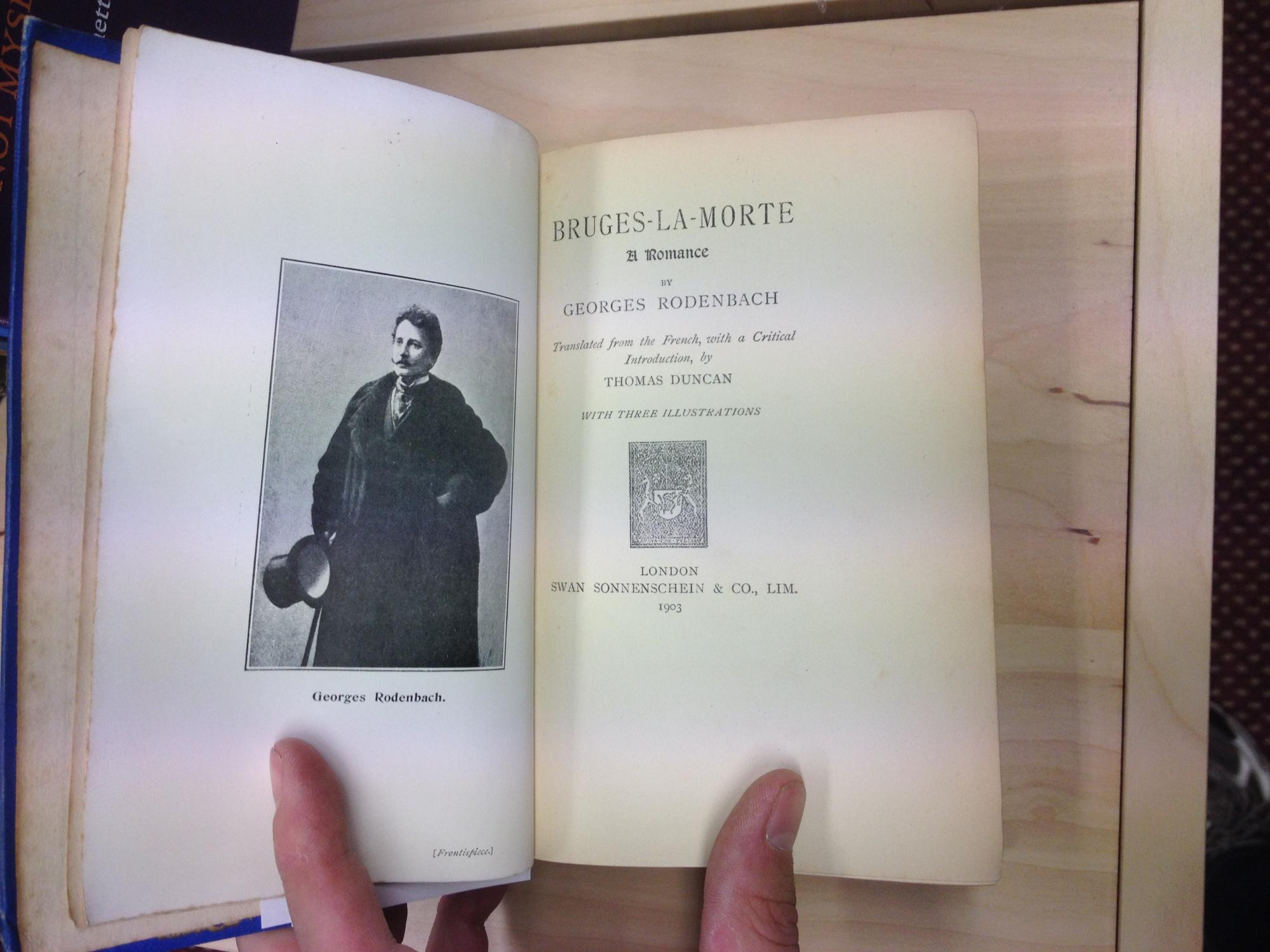 Bruges-la-Morte by Rodenbach, Georges: Very Good Hardcover (1903) 1st