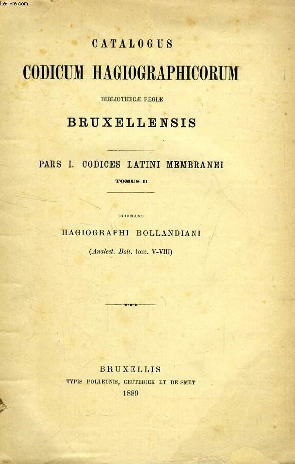Catalogus Codicum Hagiographicorum Bibliothecae Regiae Bruxellensis
