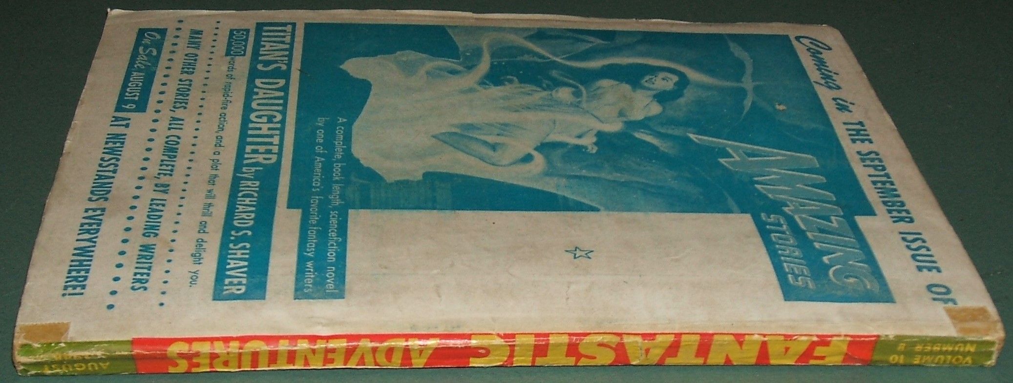 Fantastic Adventures August 1948 Volume 10 Number 8 by Enoch