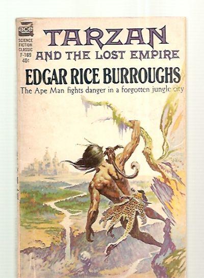 TARZAN AND THE LOST EMPIRE by Burroughs, Edgar Rice [cover and title page  art by Frank Frazetta]: Very Good Mass Market Paperback (1962) First Thus.  | biblioboy