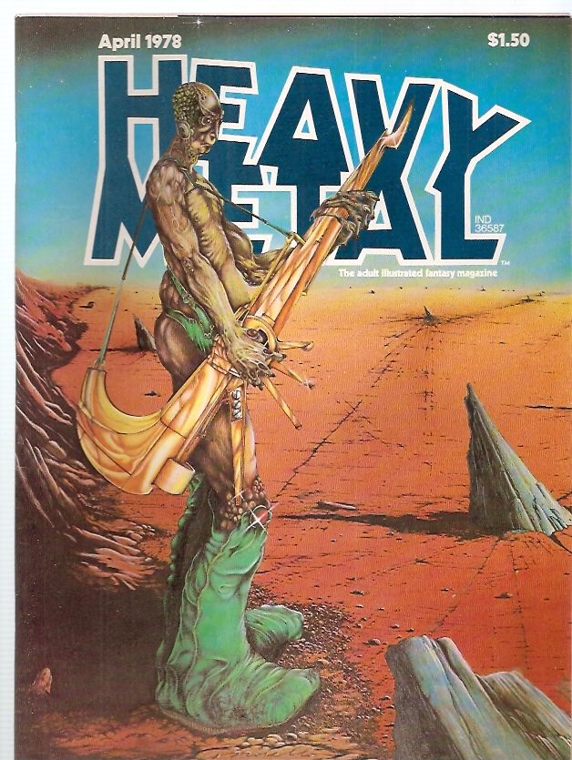 1 No.13 April 1978 Heavy Metal The Adult  ILLustrated Fantasy Magazine Volume 