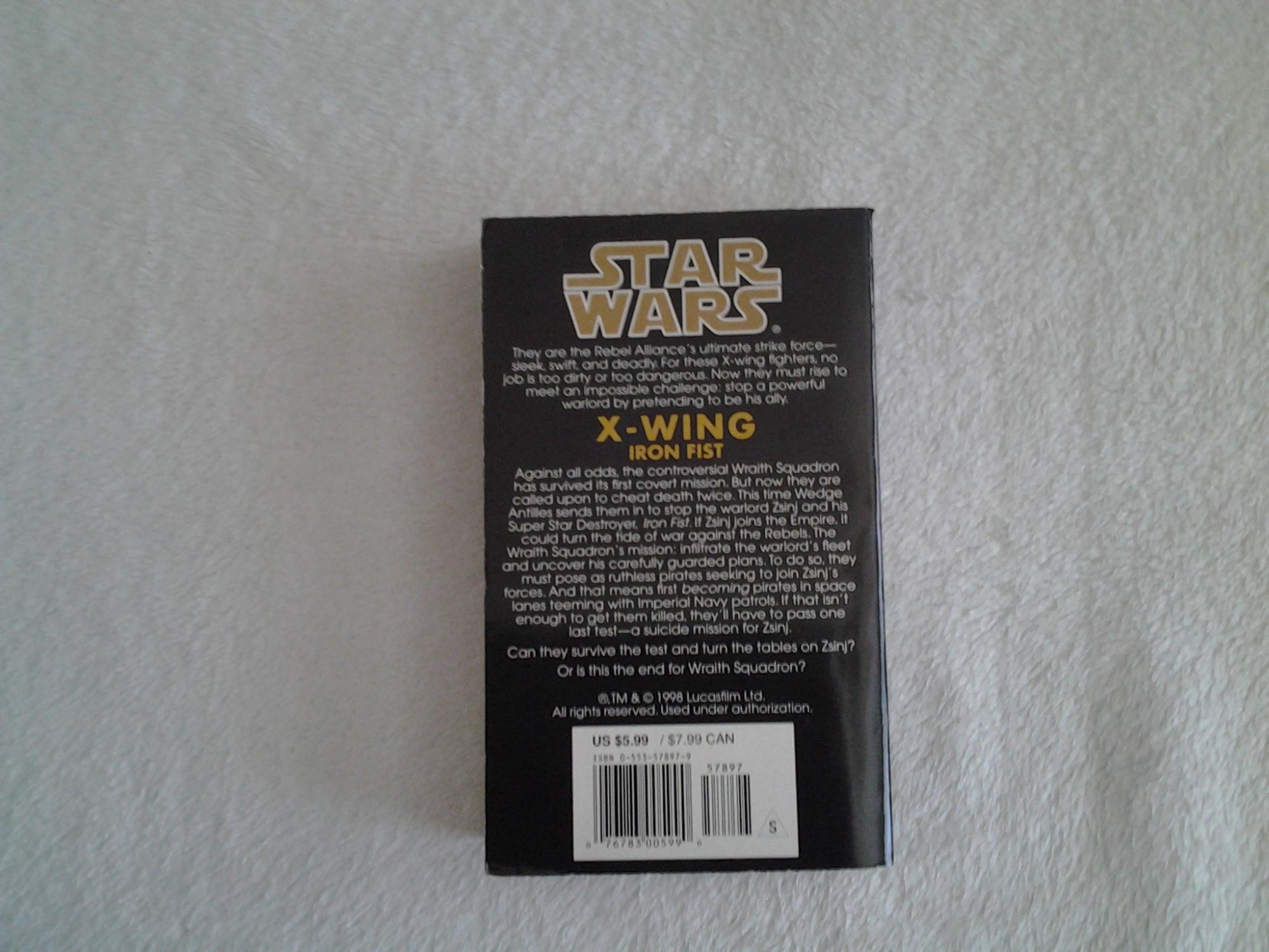 Star Wars Iron Fist (xwing Book six) by Aaron Allston Very Good Plus